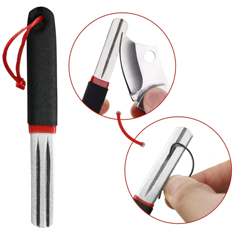 4 Colors Portable Outdoor Doub - Fishing Hook Sharpener reseña y precio