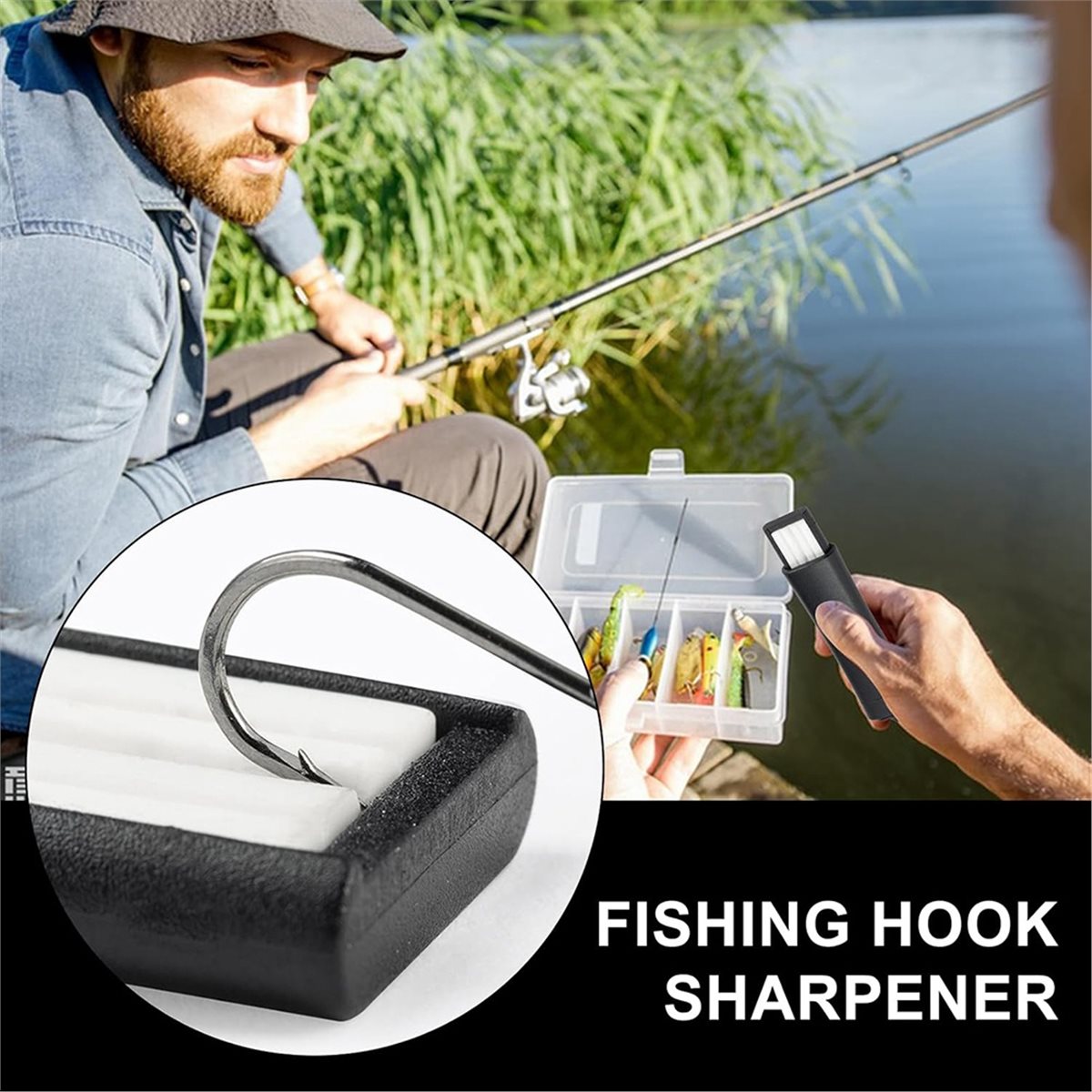 Fishing Hook Sharpener - Compa - Fishing Hook reseña y precio