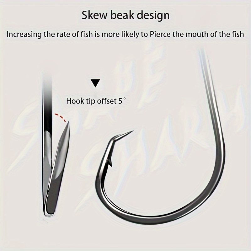 50pcs Circle Hooks Fishing Equ - Fishing Hook Circle reseña y precio