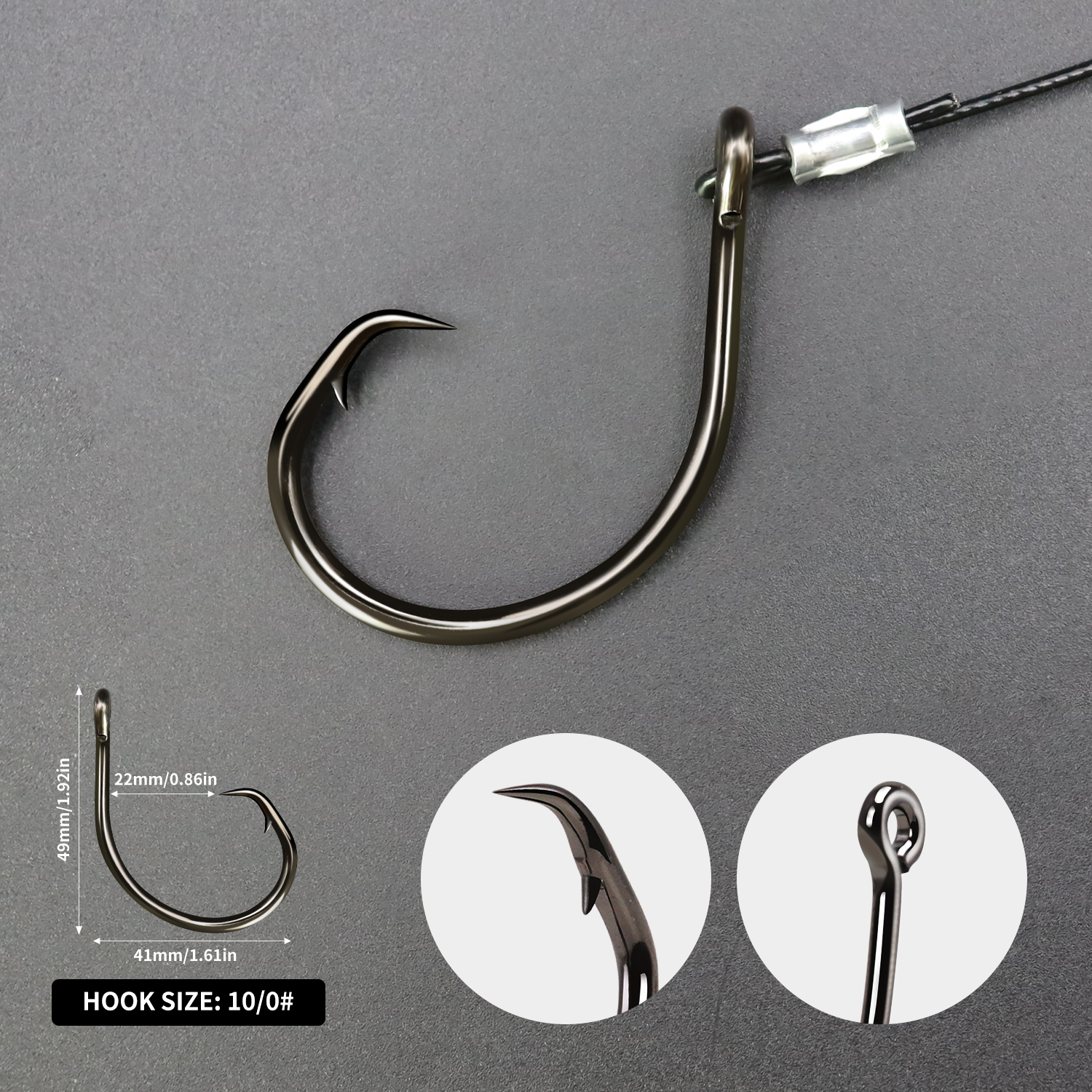 ZYZHE 1pc Sea Fishing Rigs Wit - Fishing Hook Circle reseña y precio