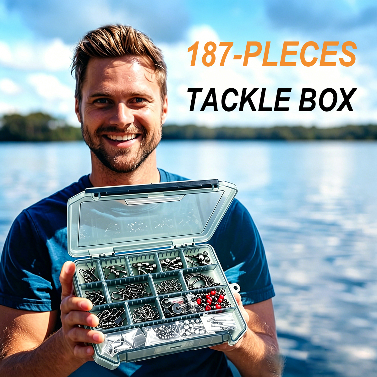 187pcs Fishing Accessories Kit - Fishing Hook Box reseña y precio