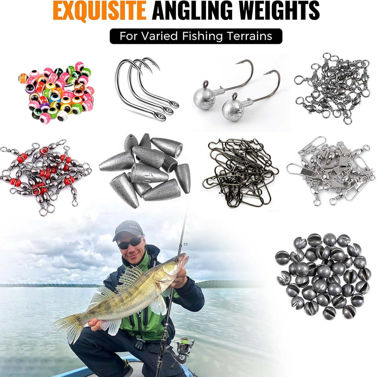 187pcs Fishing Accessories Kit - Fishing Hook Box reseña y precio
